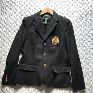 Ralph Lauren Blazer Size 6 Black